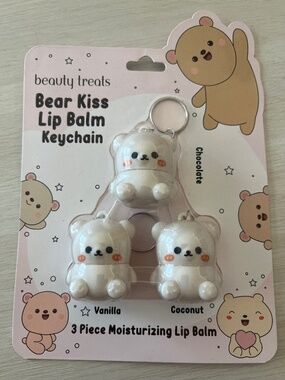 New Bear Kiss 3-Piece Lip Balm